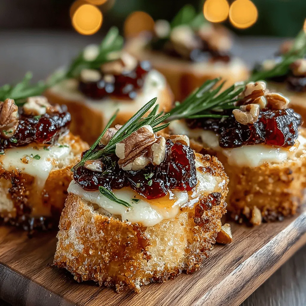 To create the perfect filling for your Mini Baked Brie Stuffed Baguette Slices, you’ll want to start with high-quality Brie cheese. Choose a wheel that is ripe and creamy, as this will melt beautifully when baked. Cut the Brie into slices, making sure to keep the rind intact for structural integrity.