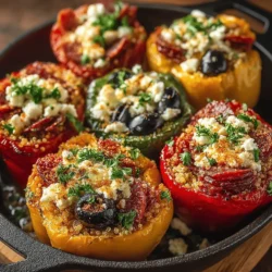 In the realm of culinary delights, few dishes captivate the senses quite like Stuffed Charcuterie Bell Peppers. This vibrant recipe marries the fresh crunch of bell peppers with a savory filling that bursts with flavor, making it an ideal choice for any occasion. Whether you’re hosting a lively gathering or enjoying a cozy night at home, these stuffed peppers promise to impress with their colorful presentation and delectable taste.