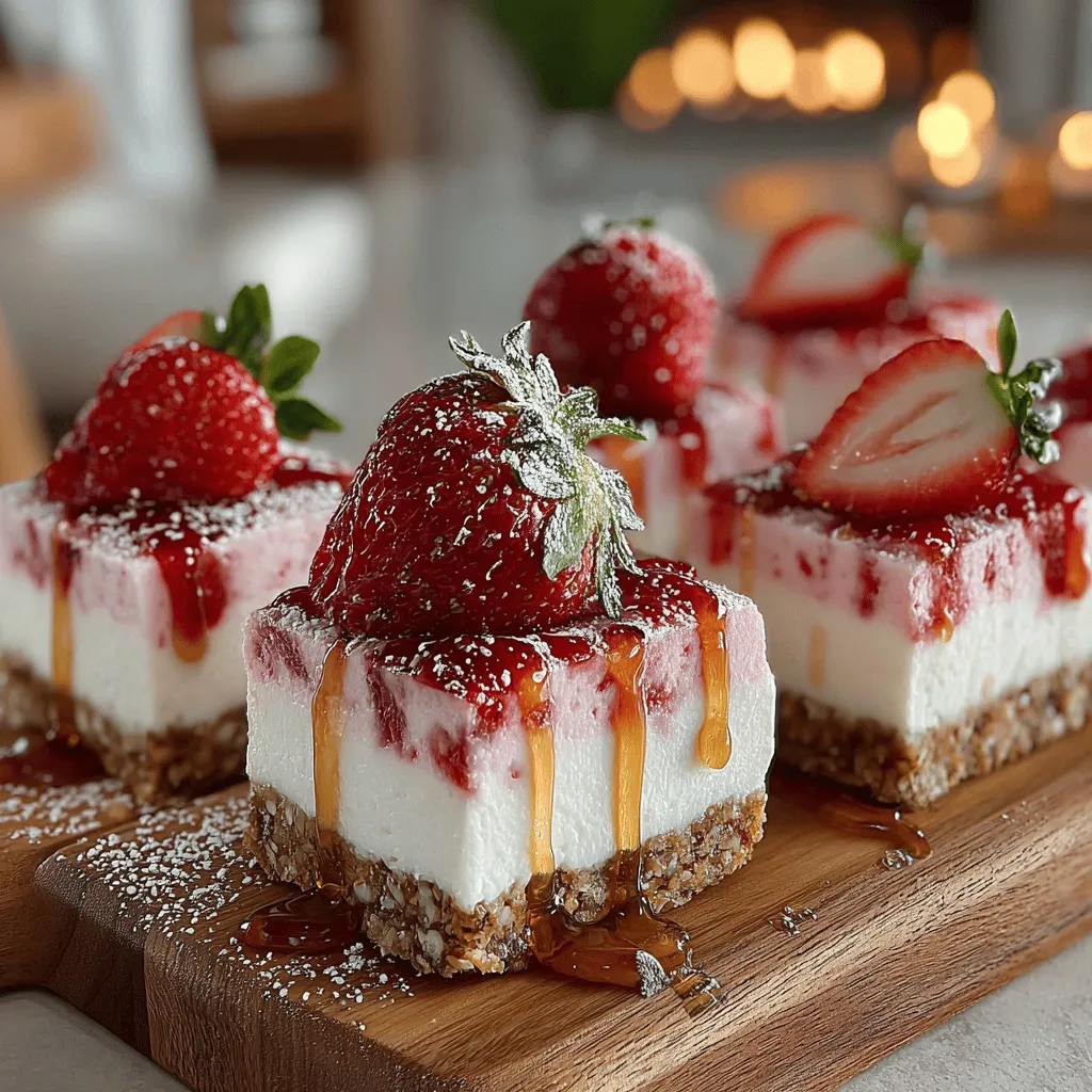 In the realm of healthy desserts, Frosty Strawberry Bliss Chia Yogurt Squares stand out as a refreshing and nutritious treat. These delightful squares not only please the palate with their vibrant color and sweet flavor, but they also offer a guilt-free indulgence that is perfect for warm days or as a wholesome snack. Made with wholesome ingredients such as fresh strawberries, creamy Greek yogurt, and nutrient-packed chia seeds, these squares strike a wonderful balance between taste and health benefits. In this article, we will delve into the recipe, highlighting the nutritional advantages of each ingredient, along with tips for customization and serving.