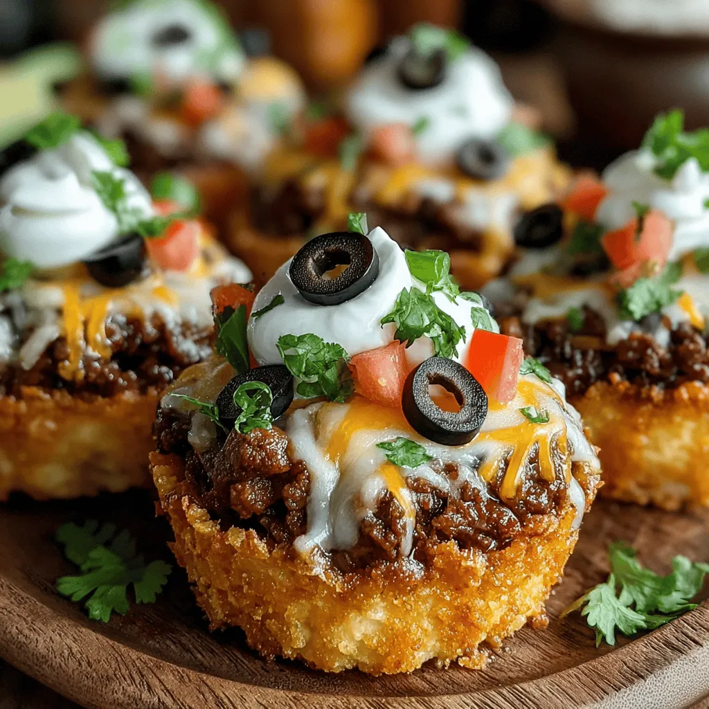 To create the perfect Fiesta Mini Taco Cups, you’ll need a well-balanced array of ingredients, each playing a crucial role in crafting the dish's rich flavor profile. Here’s a closer look at what you'll need: