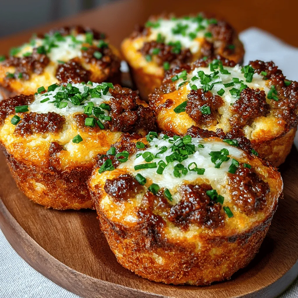 Start your day on a delicious note with Savory Mini Breakfast Sausage Corn Muffins. This delightful recipe is a beautiful fusion of flavors, perfectly combining the heartiness of breakfast sausage with the subtle sweetness of cornmeal. These muffins provide a unique twist on traditional breakfast fare, making them an excellent choice for busy mornings or as a crowd-pleasing appetizer for brunch gatherings. Not only are they easy to prepare, but they also cater to both novice cooks and seasoned chefs alike.