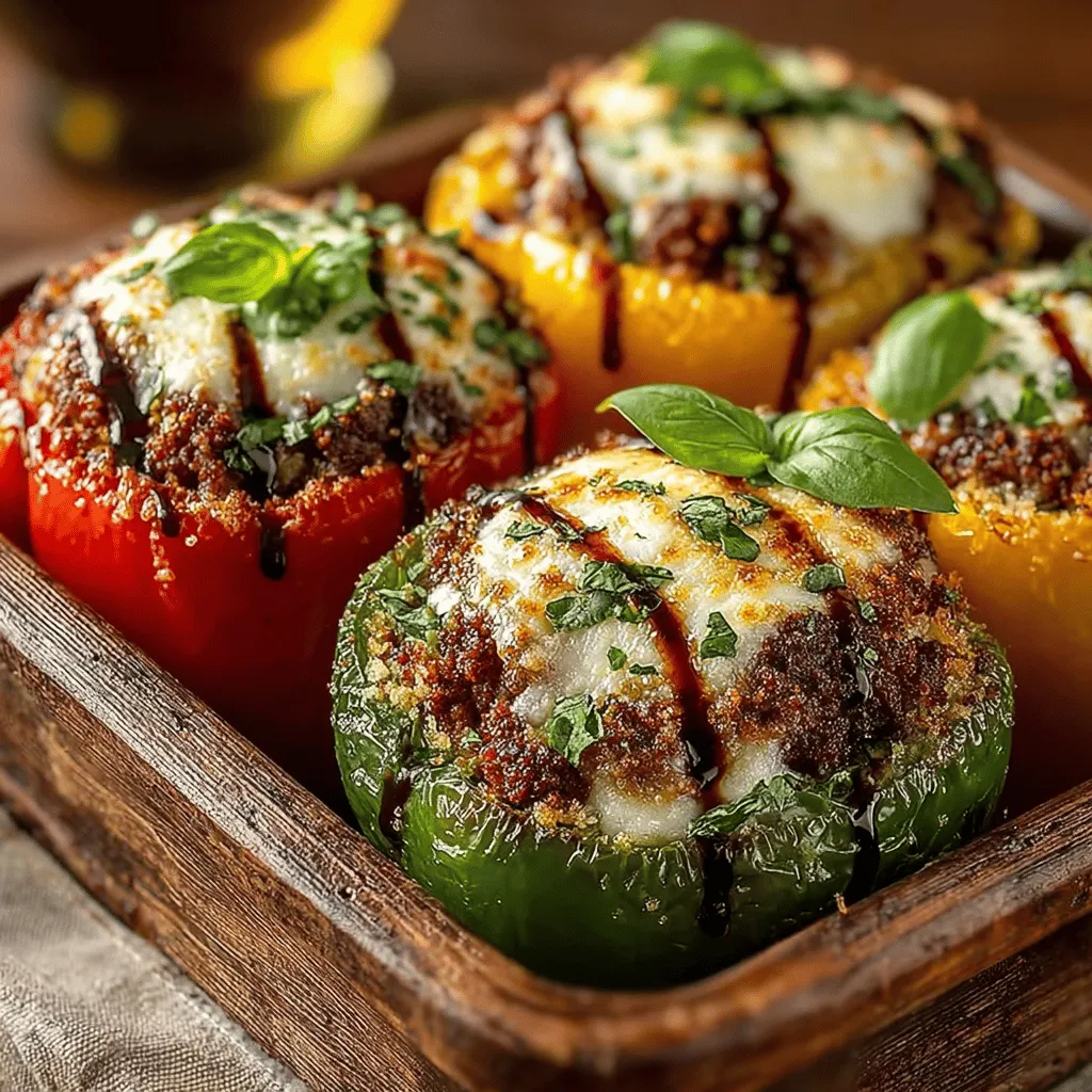 Stuffed Neapolitan bell peppers are a delightful dish that encapsulates the essence of Italian home cooking, specifically from the vibrant region of Naples. This recipe celebrates the combination of fresh, wholesome ingredients, harmoniously blended to create a satisfying and nutritious meal. Originating from the sun-kissed fields and bustling markets of Naples, stuffed bell peppers have become a staple in Italian kitchens, cherished for their versatility and depth of flavor.