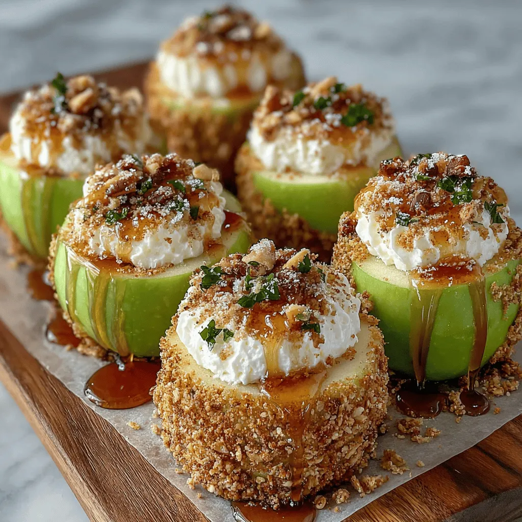 To create these delightful Frozen Yogurt Cinnamon Apple Rings, it's essential to understand the primary ingredients that make up this recipe. The main components include fresh apples, Greek yogurt, honey, cinnamon, and optional spices like nutmeg.