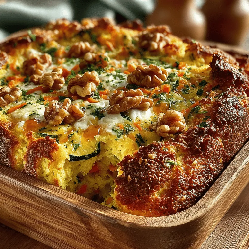 Start your morning on a flavorful note with a Zucchini Bread Breakfast Casserole, a dish that beautifully marries the beloved elements of zucchini bread with the hearty satisfaction of a breakfast casserole. This innovative recipe is not just a meal; it's an experience that brings together family and friends around the breakfast table, making it a perfect choice for gatherings, brunches, or simply a cozy morning at home.