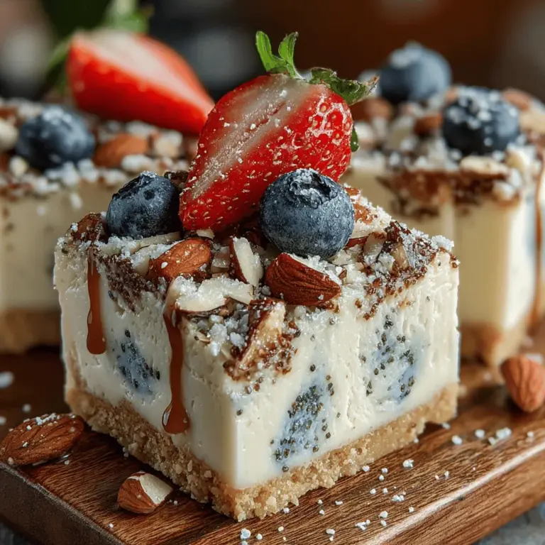 In the world of frozen treats, few options are as refreshing and versatile as frozen yogurt. This delightful dessert is not only a favorite during the hot summer months but can also be a year-round indulgence that caters to both your sweet tooth and health-conscious lifestyle. If you’re searching for a dessert that combines flavor, nutrition, and a satisfying crunch, look no further than Frozen Yogurt Almond Poppyseed Bars. These bars are a unique twist on traditional frozen yogurt, offering a blend of creamy goodness and nutty flavors that will leave you craving more without the guilt.
