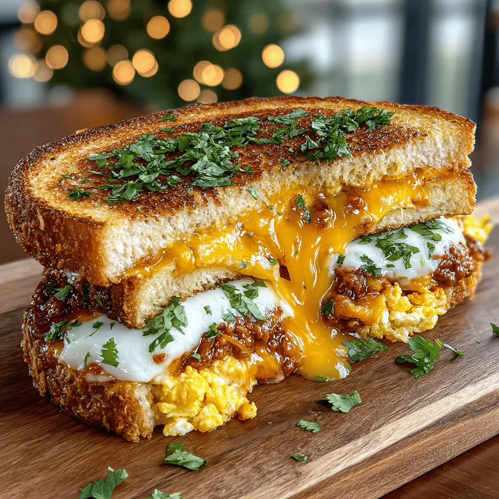 Egg sandwiches have long held a special place in the hearts of breakfast enthusiasts and comfort food lovers alike. Their simplicity and versatility make them a go-to option for any meal of the day, whether it's a rushed morning or a leisurely brunch. Among the myriad of egg sandwich variations, the Cheesy Chili Egg Sandwich Melts stand out as a hearty and satisfying choice. This recipe combines the rich flavors of creamy cheese and zesty chili with fluffy scrambled eggs, creating a mouthwatering experience that is sure to please palates across the board.