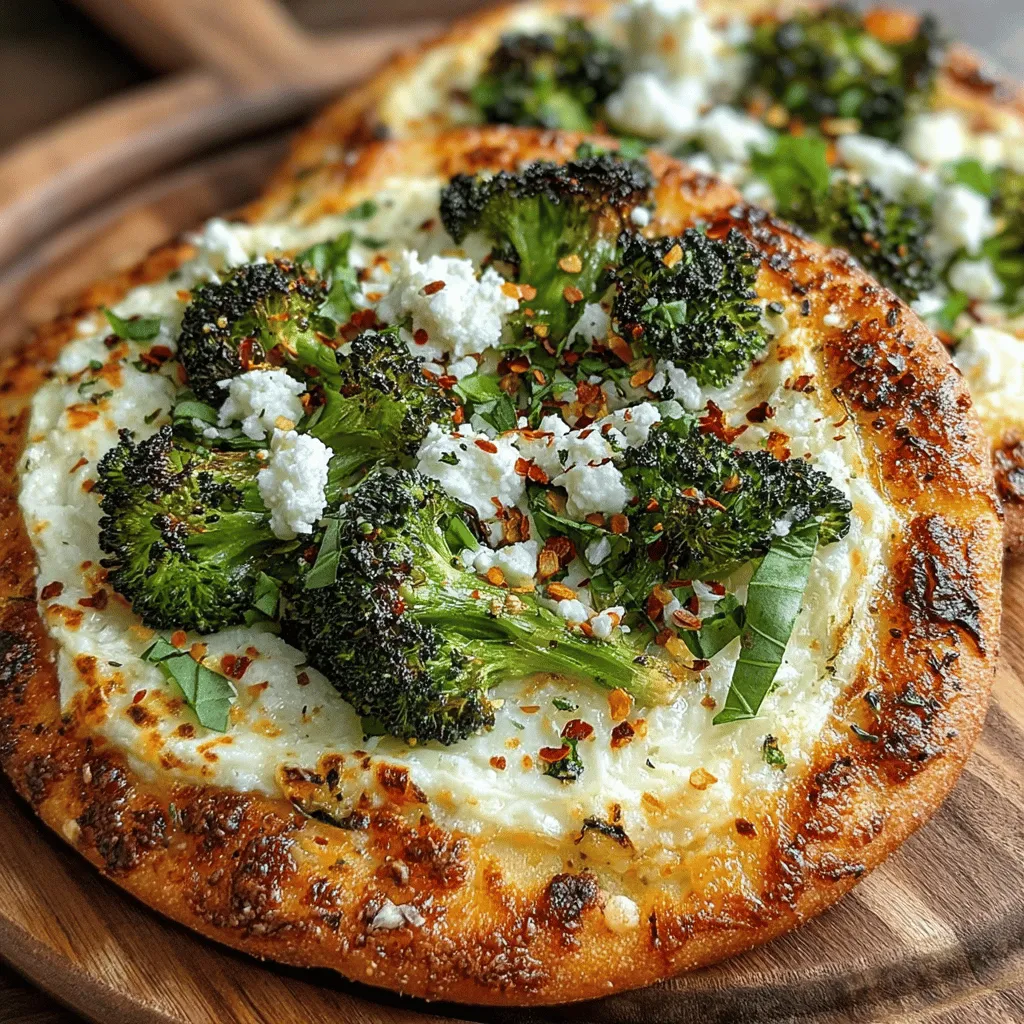 Roasting garlic is a transformative culinary technique that elevates the flavor profile of any dish. When garlic is roasted, its sharp, pungent flavor mellows and sweetens, resulting in a rich, caramelized taste that adds depth to your Roasted Garlic and Broccoli Pita Pizza. The process not only enhances the overall flavor but also brings out a buttery texture that beautifully complements the other ingredients.