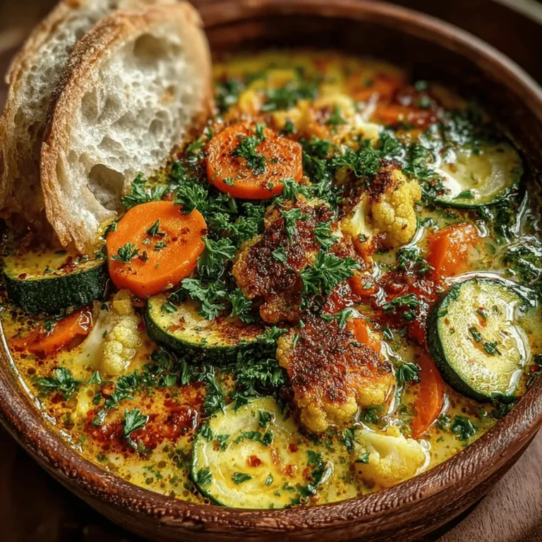 In the realm of comfort food, few dishes can rival a warm bowl of soup. The Creamy Delightful Veggie Lunch Soup is a perfect embodiment of this concept, offering a nutritious and satisfying experience that nourishes both body and soul. This soup is not just a meal; it is a warm embrace on a chilly day, a vibrant feast for the senses, and a wholesome solution for busy weekdays. With a harmonious blend of fresh vegetables and the creamy richness of coconut milk, this recipe caters to a variety of dietary preferences, making it an ideal choice for everyone from busy professionals to families looking for healthy meal options.