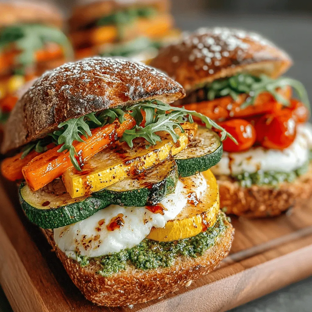 In the realm of delicious and nutritious meals, Pesto Roasted Veggie Sandwiches stand out as a vibrant option that celebrates the bounty of fresh vegetables. This sandwich is not just a feast for the eyes, adorned with colorful ingredients; it's also a delight for the palate, offering a perfect balance of flavors and textures. Whether you're a seasoned vegetarian or simply looking to incorporate more plant-based meals into your diet, this recipe promises to satisfy your cravings while nourishing your body.