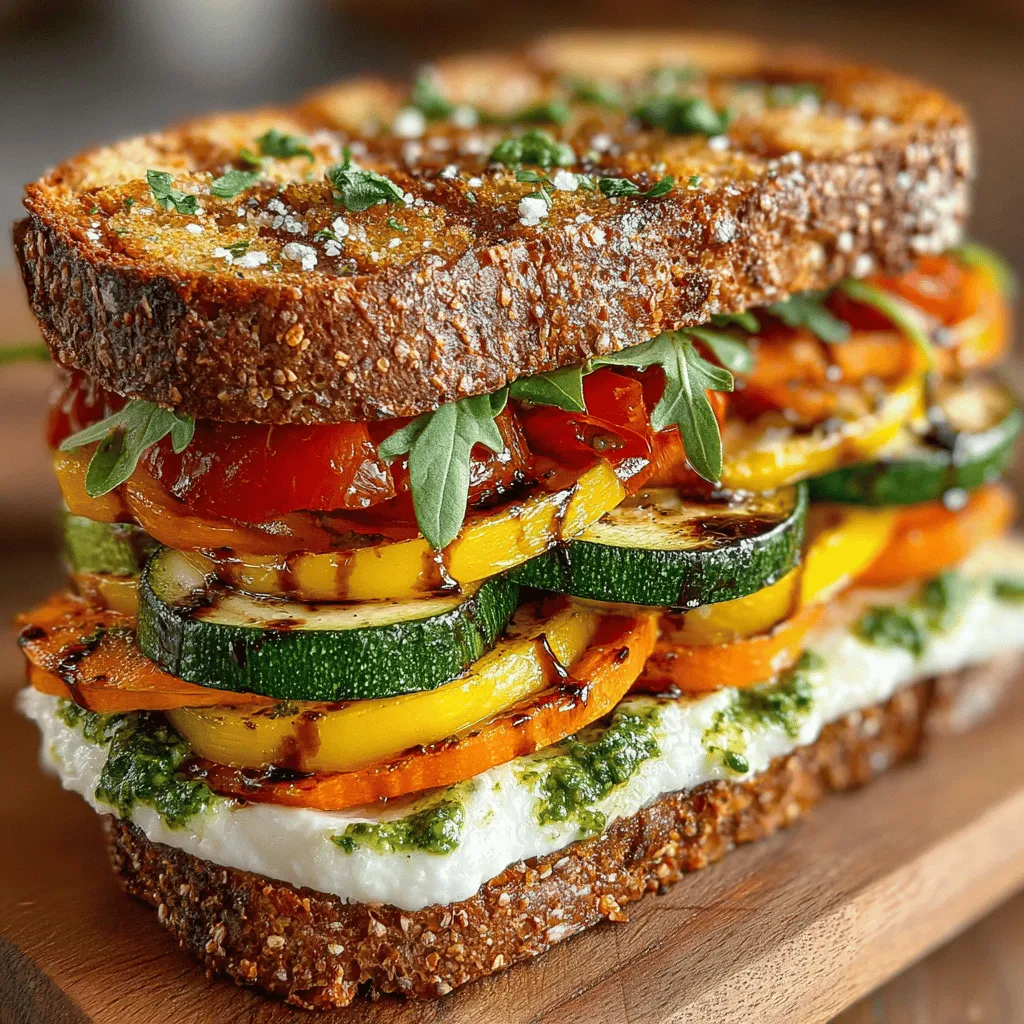 In the realm of delicious and nutritious meals, Pesto Roasted Veggie Sandwiches stand out as a vibrant option that celebrates the bounty of fresh vegetables. This sandwich is not just a feast for the eyes, adorned with colorful ingredients; it's also a delight for the palate, offering a perfect balance of flavors and textures. Whether you're a seasoned vegetarian or simply looking to incorporate more plant-based meals into your diet, this recipe promises to satisfy your cravings while nourishing your body.
