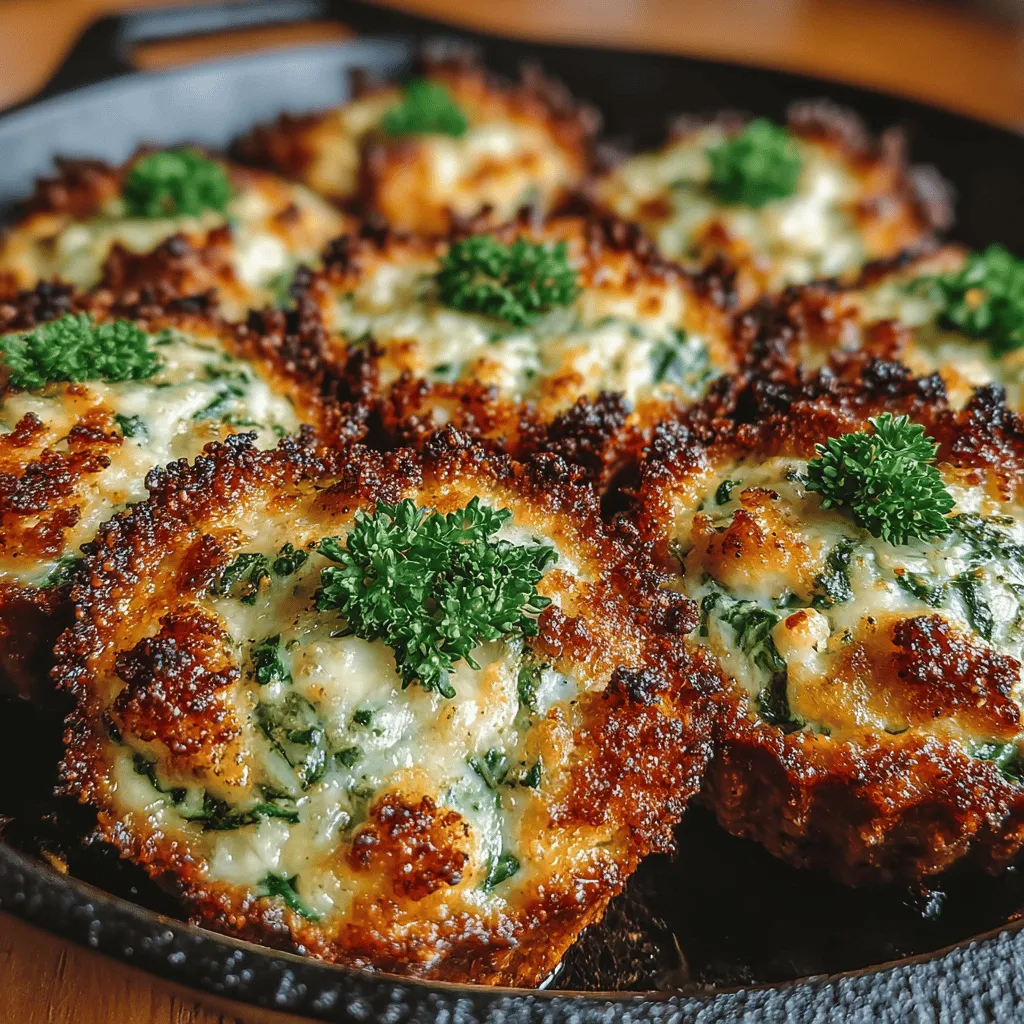 In the world of culinary delights, few dishes can match the charm of Mini Chicken & Spinach Skillet Cups. This delightful recipe not only serves as a visually appealing appetizer but also doubles as a satisfying main course, making it an excellent choice for gatherings or family dinners. The combination of tender chicken, vibrant spinach, and creamy textures creates a dish that is both nutritious and tantalizing to the taste buds. Whether you’re hosting a party or looking for a wholesome weeknight meal, these skillet cups will surely impress.