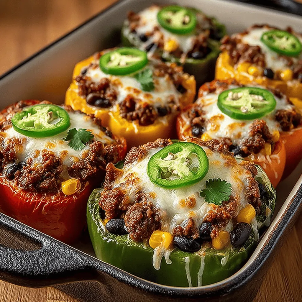 In the world of culinary delights, few dishes can rival the vibrant flavors and colorful presentation of Mini Taco Stuffed Mini Bell Peppers. This recipe captures the essence of traditional tacos while adding a creative twist that makes it ideal for any gathering or family dinner. Imagine bite-sized bell peppers, bursting with a savory filling that echoes the beloved taste of tacos, but presented in a fun and visually appealing way. Whether you’re hosting a party, preparing a casual weeknight meal, or seeking an exciting appetizer for a festive occasion, these stuffed peppers are sure to impress.