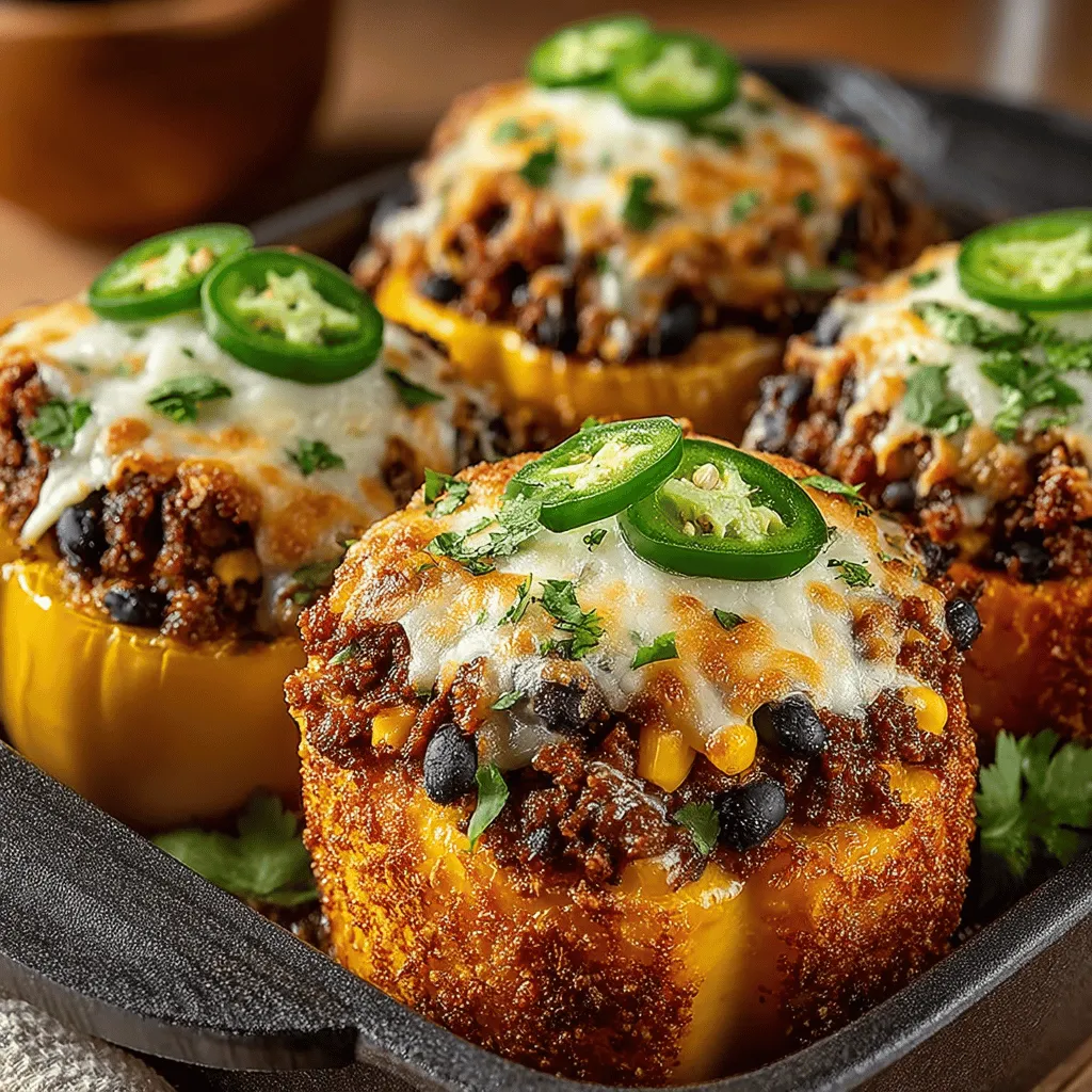 In the world of culinary delights, few dishes can rival the vibrant flavors and colorful presentation of Mini Taco Stuffed Mini Bell Peppers. This recipe captures the essence of traditional tacos while adding a creative twist that makes it ideal for any gathering or family dinner. Imagine bite-sized bell peppers, bursting with a savory filling that echoes the beloved taste of tacos, but presented in a fun and visually appealing way. Whether you’re hosting a party, preparing a casual weeknight meal, or seeking an exciting appetizer for a festive occasion, these stuffed peppers are sure to impress.