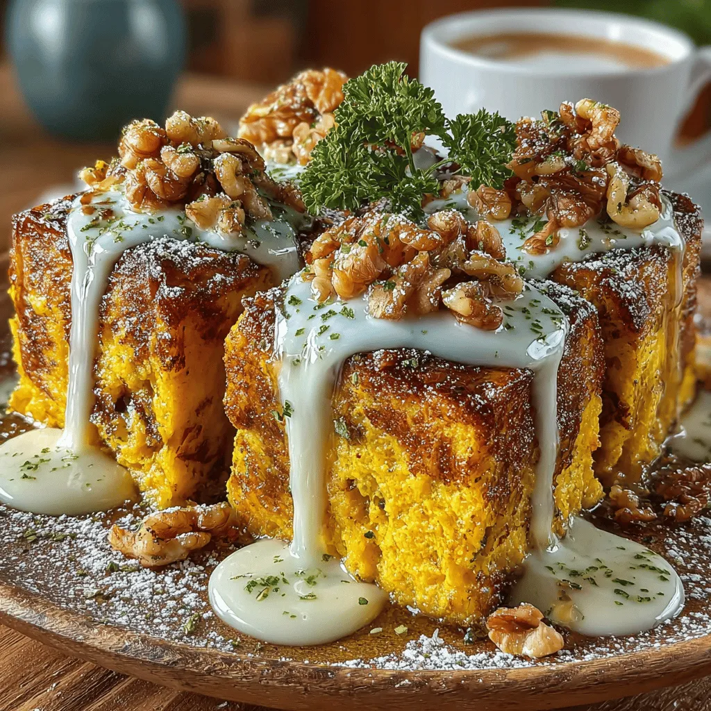 As the leaves begin to turn vibrant shades of amber and gold, the air takes on a crispness that signals the arrival of fall. This seasonal change brings with it an abundance of flavors that are both comforting and nostalgic, with pumpkin standing out as a quintessential ingredient. From pumpkin spice lattes to savory pumpkin soups, this versatile fruit finds its way into numerous dishes, warming our hearts and kitchens. One delightful way to celebrate the essence of autumn is through the preparation of Fall Harvest Baked Pumpkin French Toast Squares. This recipe not only makes for a perfect breakfast or brunch option but also captures the rich, cozy flavors of the season.