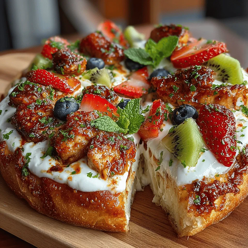 In the world of culinary delights, the combination of savory and sweet flavors has long been a favorite for adventurous cooks and food enthusiasts alike. The Fruity Fiesta Chicken Skillet exemplifies this delightful fusion, skillfully marrying the tender, juicy essence of chicken with vibrant, fresh fruits, creating a dish that’s not only visually appealing but also packed with flavor. This innovative recipe transforms a humble dinner into a fun and colorful meal option, perfect for families and gatherings. It’s an excellent way to introduce a playful twist to traditional dinner fare while also engaging everyone at the table in a shared experience of discovering new flavors.
