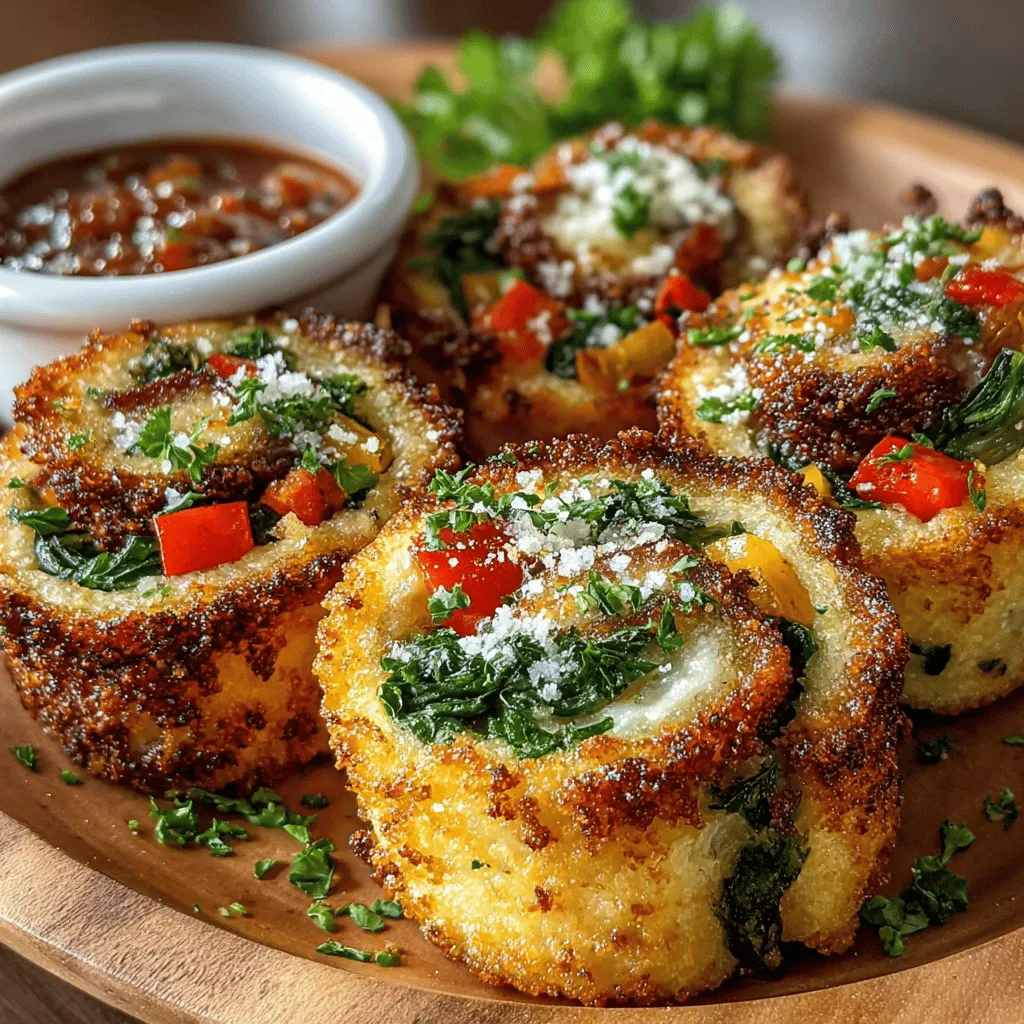 Mini Veggie Pizza Roll-Up Bites are the perfect blend of flavor, nutrition, and convenience, making them an ideal snack or appetizer for gatherings, parties, or even a cozy family night at home. These bite-sized treats not only satisfy your cravings for pizza but also incorporate fresh vegetables in a fun and appealing way. The vibrant colors and delicious flavors are sure to entice even the pickiest eaters, making it easier to introduce healthy ingredients into your family's diet.