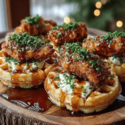 When it comes to the perfect fusion of savory and sweet, few dishes can compete with Mini Chicken & Waffle Bites. This delightful combination of crispy fried chicken nestled between fluffy waffles is a mouthwatering treat that has captured the hearts of food enthusiasts everywhere. The dish brings together the satisfying crunch of golden-brown chicken tenders and the soft, syrupy goodness of waffle bites, making it an irresistible option for any gathering or special occasion.