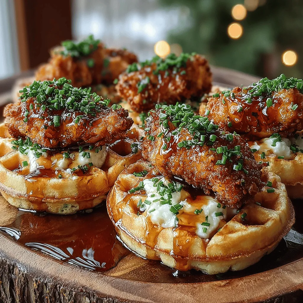 When it comes to the perfect fusion of savory and sweet, few dishes can compete with Mini Chicken & Waffle Bites. This delightful combination of crispy fried chicken nestled between fluffy waffles is a mouthwatering treat that has captured the hearts of food enthusiasts everywhere. The dish brings together the satisfying crunch of golden-brown chicken tenders and the soft, syrupy goodness of waffle bites, making it an irresistible option for any gathering or special occasion.