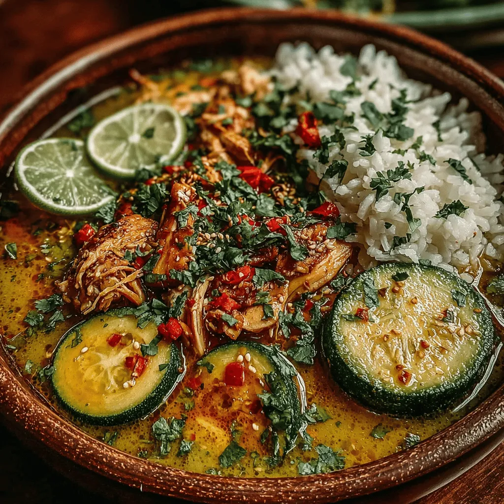 If you’re searching for a dish that captivates the palate with vibrant flavors while offering a wealth of nutritional benefits, look no further than Zesty Zucchini Chicken Curry Bowls. This recipe combines the succulent tenderness of chicken with the fresh, crispness of zucchini, all enveloped in a rich and aromatic coconut curry sauce. It’s a delightful medley that not only satisfies the taste buds but also nourishes the body, making it an ideal meal for health-conscious individuals and families alike.