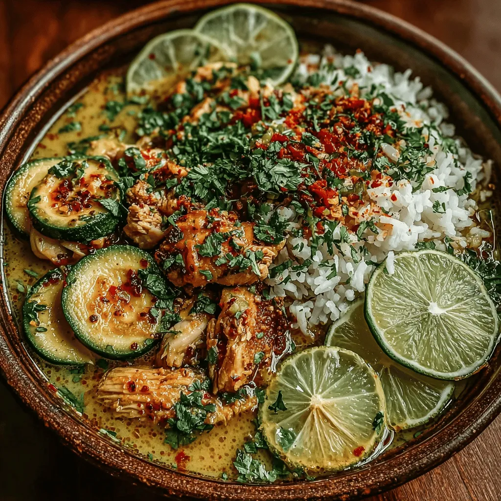 If you’re searching for a dish that captivates the palate with vibrant flavors while offering a wealth of nutritional benefits, look no further than Zesty Zucchini Chicken Curry Bowls. This recipe combines the succulent tenderness of chicken with the fresh, crispness of zucchini, all enveloped in a rich and aromatic coconut curry sauce. It’s a delightful medley that not only satisfies the taste buds but also nourishes the body, making it an ideal meal for health-conscious individuals and families alike.