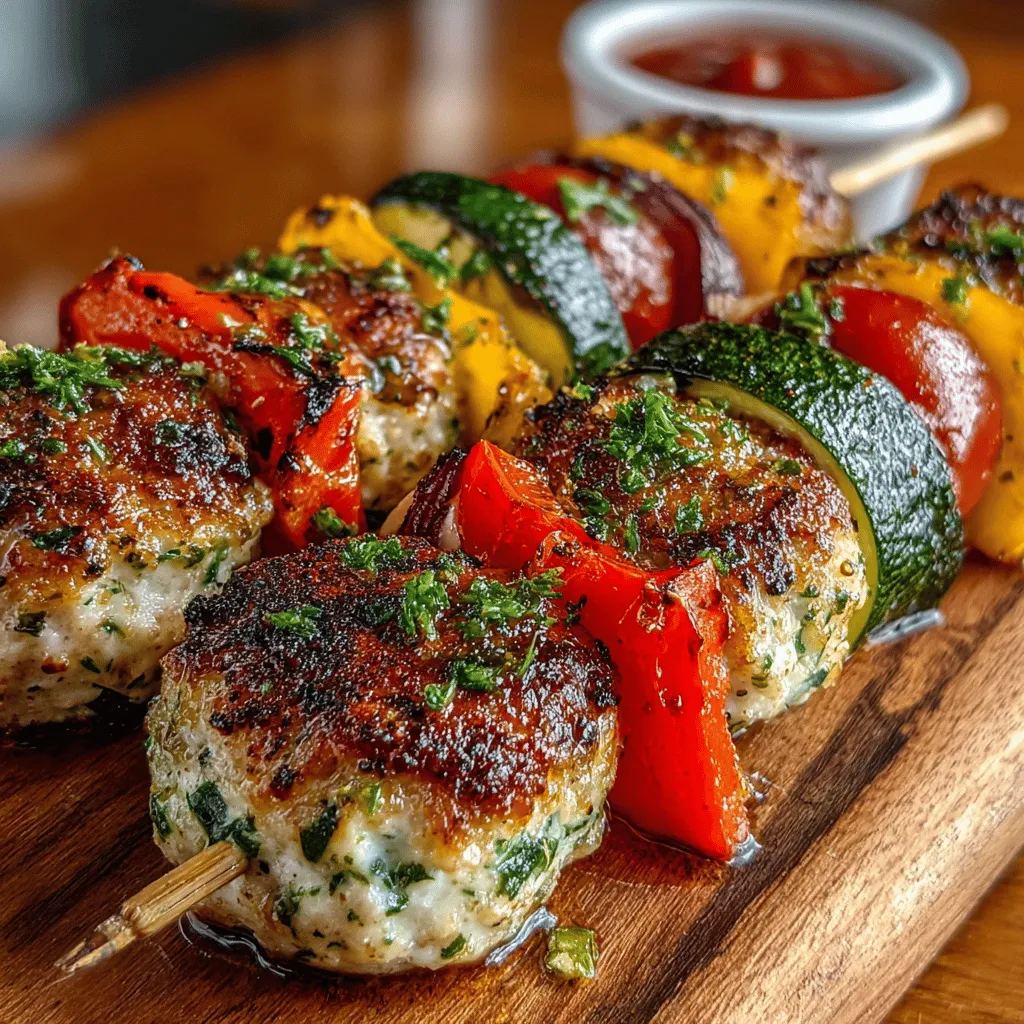 Skewers have become a staple in various cuisines around the world, celebrated for their versatility and the unique way they combine different ingredients into a single, handheld dish. From classic shish kebabs to vibrant vegetable skewers, the art of threading ingredients onto a stick offers a fun and flavorful dining experience. Among these delightful options, Zesty Zucchini Meatball Skewers stand out for their exciting combination of flavors and textures, making them an ideal choice for both casual gatherings and elegant dinners alike.
