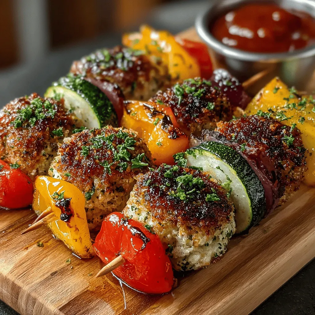 Skewers have become a staple in various cuisines around the world, celebrated for their versatility and the unique way they combine different ingredients into a single, handheld dish. From classic shish kebabs to vibrant vegetable skewers, the art of threading ingredients onto a stick offers a fun and flavorful dining experience. Among these delightful options, Zesty Zucchini Meatball Skewers stand out for their exciting combination of flavors and textures, making them an ideal choice for both casual gatherings and elegant dinners alike.