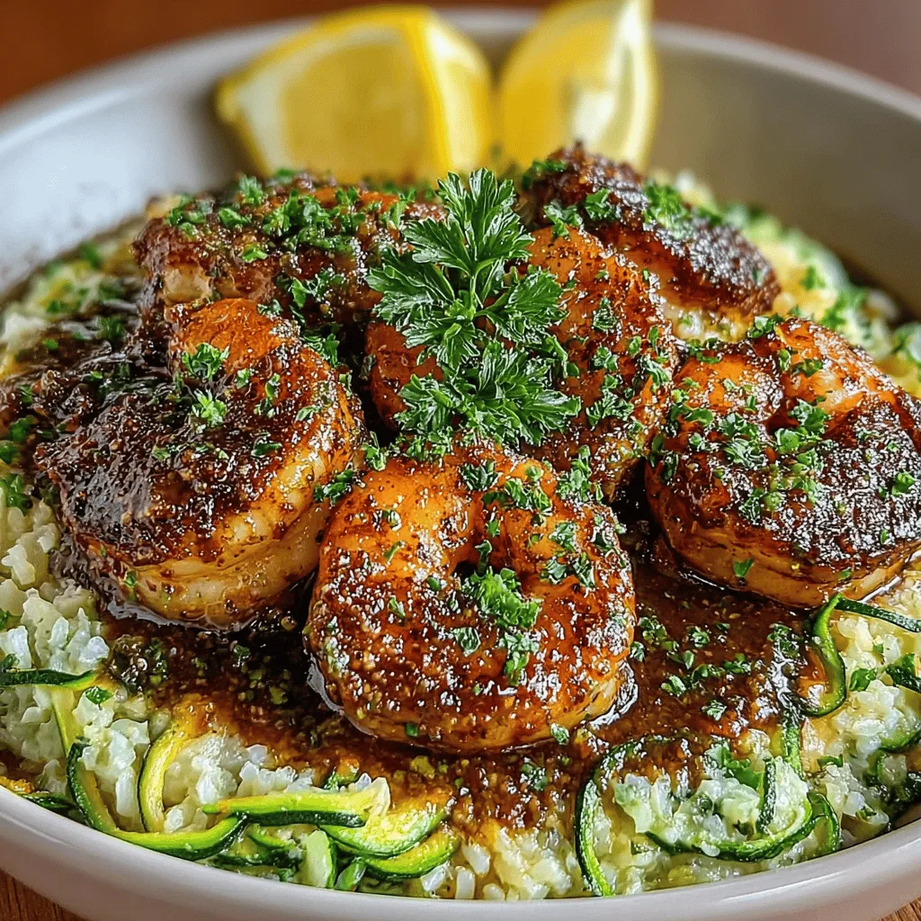 Indulge in the delightful flavors of Garlic Butter Shrimp Zucchini Rice Delight, a dish that perfectly balances freshness and richness. This recipe incorporates succulent shrimp sautéed to perfection, zesty garlic that tantalizes the taste buds, vibrant zucchini that adds both color and crunch, and comforting rice that serves as the ideal base for this harmonious meal. Not only is this dish a feast for the eyes, but it also offers a nutritious profile, making it a fantastic option for those seeking a wholesome yet delicious meal.