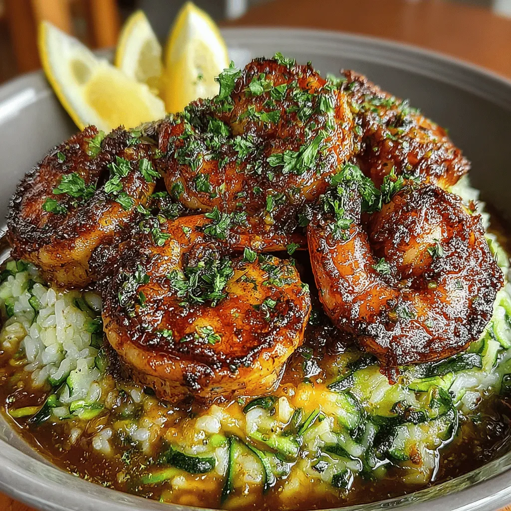 Indulge in the delightful flavors of Garlic Butter Shrimp Zucchini Rice Delight, a dish that perfectly balances freshness and richness. This recipe incorporates succulent shrimp sautéed to perfection, zesty garlic that tantalizes the taste buds, vibrant zucchini that adds both color and crunch, and comforting rice that serves as the ideal base for this harmonious meal. Not only is this dish a feast for the eyes, but it also offers a nutritious profile, making it a fantastic option for those seeking a wholesome yet delicious meal.