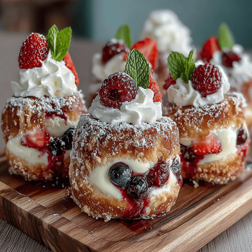 Preheating your oven is a crucial step in baking, especially for our Frozen Yogurt Berry Cheesecake Donuts. The right temperature ensures that your donuts rise properly and achieve a light and fluffy texture. Set your oven to 350°F (175°C) and allow it to preheat fully before you put your donuts in. This will help create an even baking environment, which is essential for achieving that perfect golden-brown finish. Don’t skip this step; an adequately heated oven sets the stage for baking success!