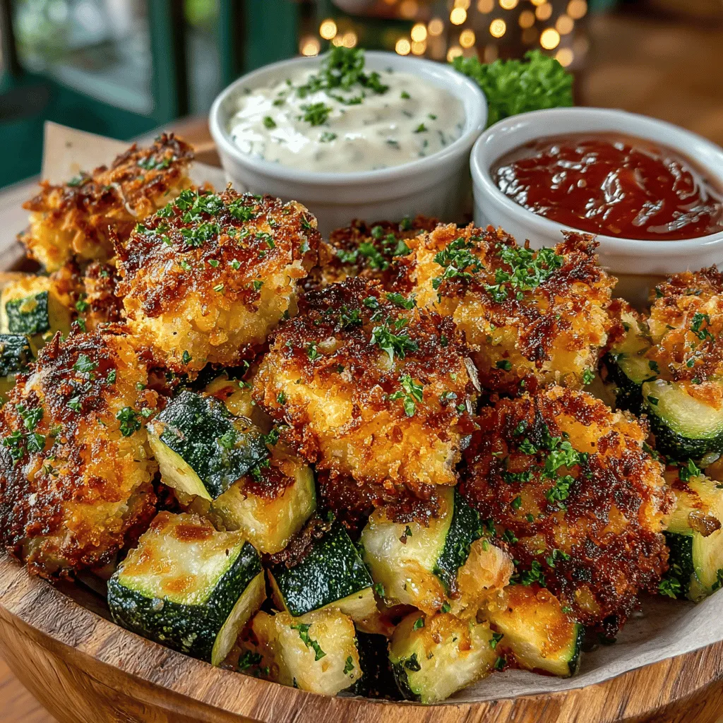 If you're on the lookout for a delicious and healthy twist on a classic comfort food, look no further than crispy zucchini popcorn chicken. This inventive recipe combines tender pieces of chicken breast coated with a crispy, golden crust and paired with nutrient-dense zucchini, making it a delightful alternative to traditional popcorn chicken. Not only does this dish tantalize the taste buds, but it also offers a fun and flavorful snack or meal option that can easily satisfy both kids and adults alike.