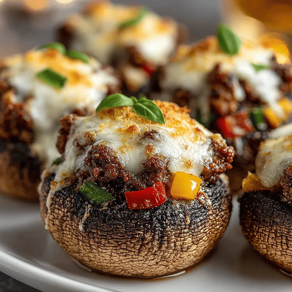 If you're a fan of pizza and mushrooms, you're in for a treat with Mini Pizza Stuffed Mushrooms. This delectable dish marries the irresistible flavors of pizza with the earthy richness of stuffed mushrooms, resulting in a unique appetizer that is sure to impress. Whether you're hosting a casual get-together or planning a more formal occasion, these bite-sized delights serve as a versatile dish that can easily fit into any menu.