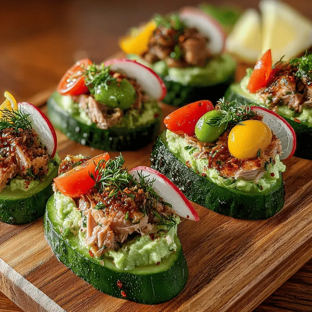 In today’s health-conscious world, the quest for nutritious yet delicious snacks has become a common pursuit. As more individuals shift towards fresh, vegetable-based dishes, the appeal of incorporating vibrant ingredients into everyday meals has surged. Among these creative culinary innovations, the Crispy Cucumber Avocado Tuna Boats stand out as a refreshing and satisfying option. These boats not only serve as a perfect lunch or appetizer but also embrace a low-carb lifestyle, appealing to those looking to maintain their health without sacrificing flavor.