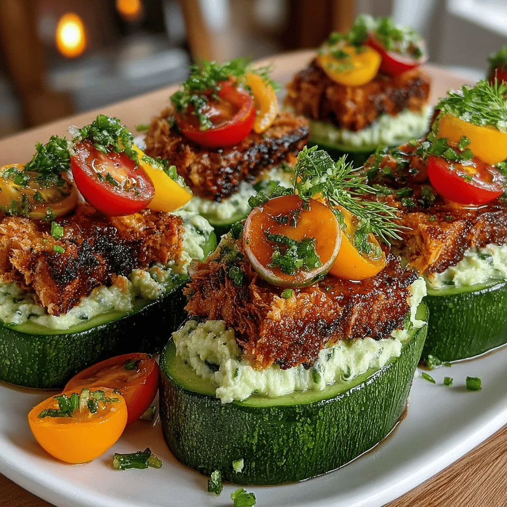 In today’s health-conscious world, the quest for nutritious yet delicious snacks has become a common pursuit. As more individuals shift towards fresh, vegetable-based dishes, the appeal of incorporating vibrant ingredients into everyday meals has surged. Among these creative culinary innovations, the Crispy Cucumber Avocado Tuna Boats stand out as a refreshing and satisfying option. These boats not only serve as a perfect lunch or appetizer but also embrace a low-carb lifestyle, appealing to those looking to maintain their health without sacrificing flavor.