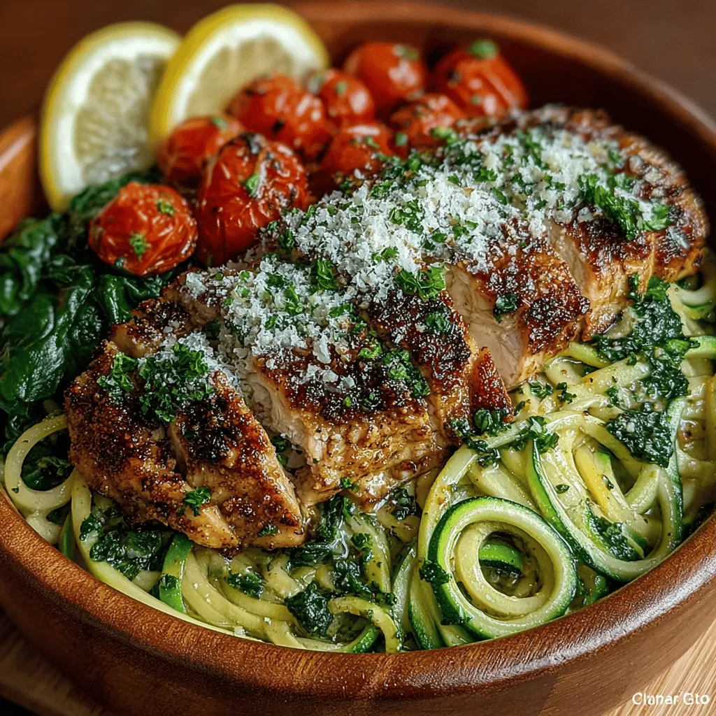 As health-conscious eating continues to gain momentum, dishes like Zesty Lemon Garlic Chicken Zoodle Bowls have become staples in many kitchens. Combining the tangy brightness of lemon and garlic with the satisfying texture of zucchini noodles, or “zoodles,” this recipe provides a deliciously light yet filling meal. It’s not just a feast for the palate; it’s also a celebration of wholesome ingredients that promote overall well-being.