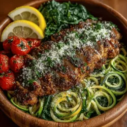 As health-conscious eating continues to gain momentum, dishes like Zesty Lemon Garlic Chicken Zoodle Bowls have become staples in many kitchens. Combining the tangy brightness of lemon and garlic with the satisfying texture of zucchini noodles, or “zoodles,” this recipe provides a deliciously light yet filling meal. It’s not just a feast for the palate; it’s also a celebration of wholesome ingredients that promote overall well-being.