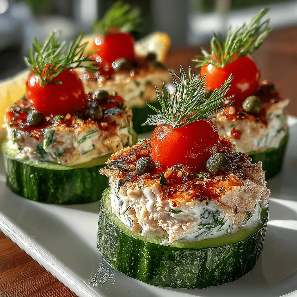 In the realm of appetizers, few dishes can rival the refreshing appeal of stuffed cucumber tuna bites. This delightful recipe combines the crispness of fresh cucumbers with the savory richness of tuna, creating a perfect balance of texture and flavor that tantalizes the taste buds. Ideal for summer gatherings, picnics, or even a light snack, these bites offer a nutritious and satisfying way to start any meal. As we delve into this recipe, we’ll explore not just how to make it, but also the health benefits it brings to the table.