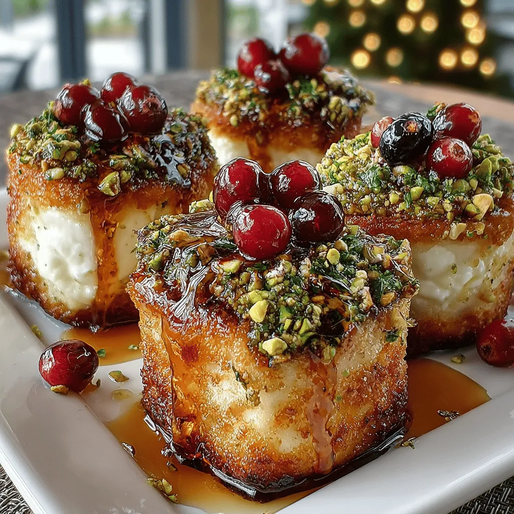 If you're looking for an impressive yet simple appetizer that combines gourmet flair with rustic charm, look no further than Savory Pistachio-Crusted Brie Bites. These delightful morsels are not only visually appealing but also pack a flavor punch that is sure to impress your guests. The creamy richness of Brie cheese pairs exquisitely with the crunchy texture of pistachios, and the subtle earthiness of rosemary adds a unique twist. Perfect for parties, holiday gatherings, or even a cozy night in, these bites offer a delicious way to elevate any occasion.