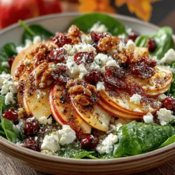 As the leaves turn and the air becomes crisp, autumn invites us to indulge in the vibrant flavors of the season. The aroma of baked goods wafting through the kitchen, combined with the rich colors of fall produce, sets the stage for comforting meals. One dish that captures the essence of autumn is the Crisp Autumn Apple Cranberry Spinach Salad. This salad not only showcases the bounty of seasonal ingredients but also provides a refreshing, healthy option that can stand out at any gathering or serve as a delightful addition to your weeknight dinners.
