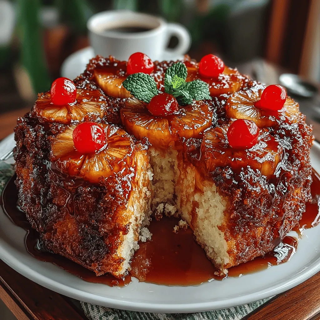 Tropical Bliss Pineapple Upside Down Cake