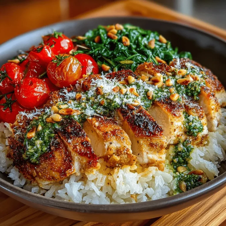 In the world of quick and satisfying meals, few dishes can rival the savory pesto chicken and rice bowl. This culinary delight not only caters to the palate with its rich flavors but also brings a balanced approach to nutrition. With tender chicken, fluffy rice, and vibrant vegetables, this bowl is a perfect representation of a wholesome meal that can be prepared in no time. As we dive into the preparation of this delectable dish, we will explore its background, key ingredients, and the essential steps to create a nourishing plate that is sure to please.