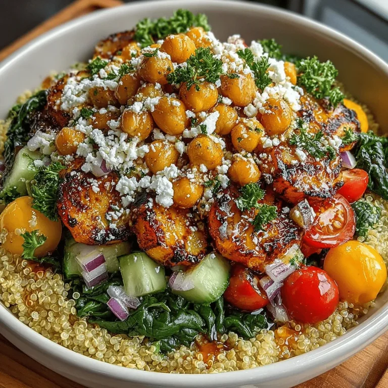 In the quest for healthy meal options that tantalize the taste buds and nourish the body, Chickpea & Spinach Delight Bowls emerge as a standout choice. This vibrant, wholesome dish combines the earthy flavors of chickpeas with the fresh, slightly bitter notes of spinach, creating a delightful balance that satisfies both the palate and nutritional needs. As more people gravitate toward plant-based diets, recipes like this one are gaining popularity for their ability to deliver exceptional flavors without compromising on health benefits.